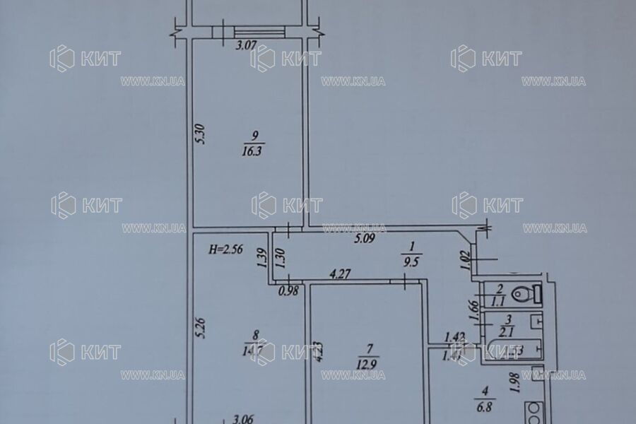 Продаж квартири Харків, Салтівка, 626 мрн., 67м²