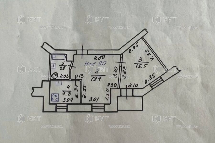 Продажа квартиры Харьков, Центр, 52м²