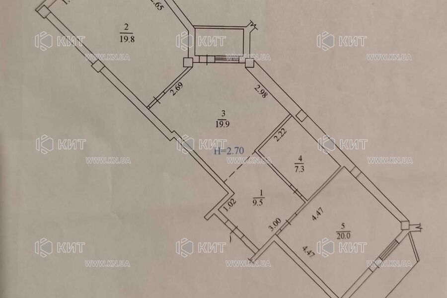 Продажа квартиры Харьков, Гагарина, 93м²