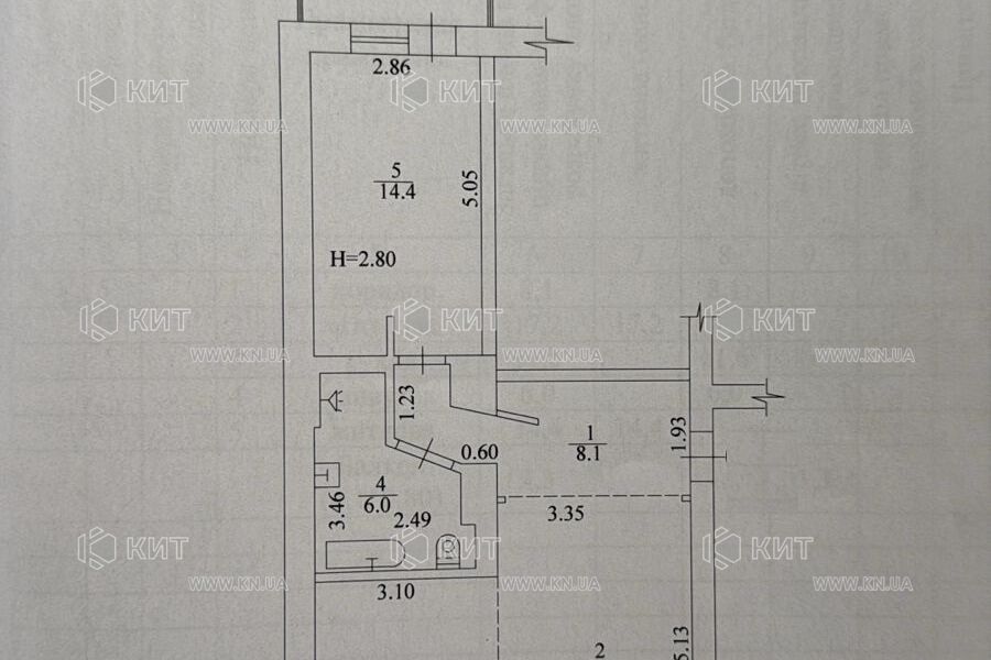 Продажа квартиры Харьков, Центр, 60м²