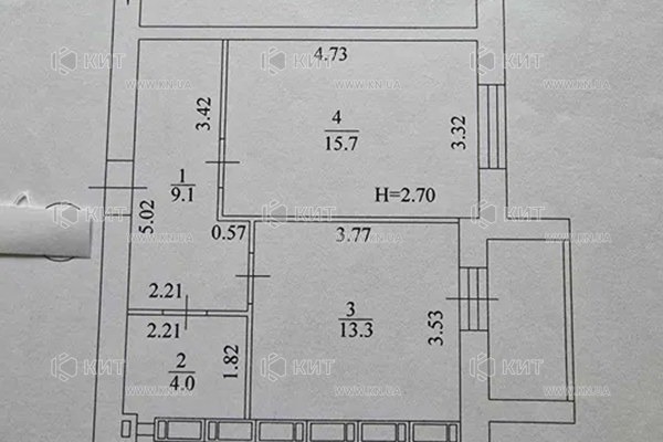 Продажа квартиры Харьков, Гагарина, Спортивная, Защитников, 44м²