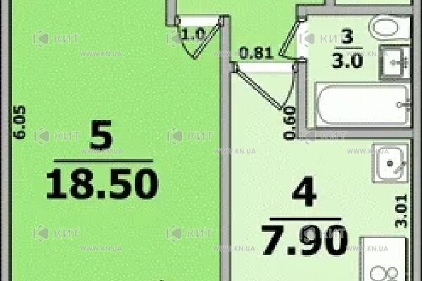 Продажа квартиры Харьков, ХТЗ, Рогань, 35м²