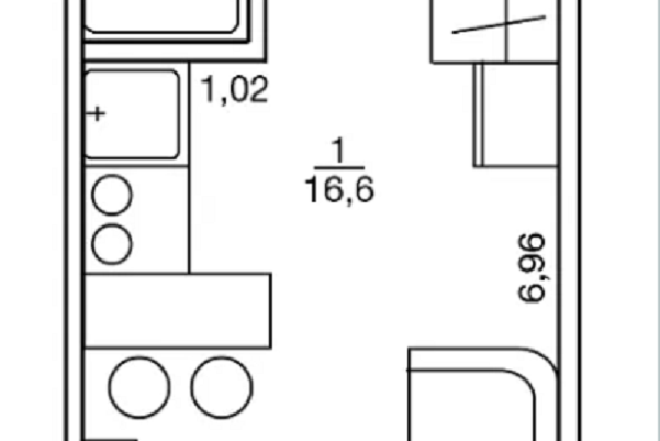 Продажа квартиры Харьков, Клочковская, 20м²