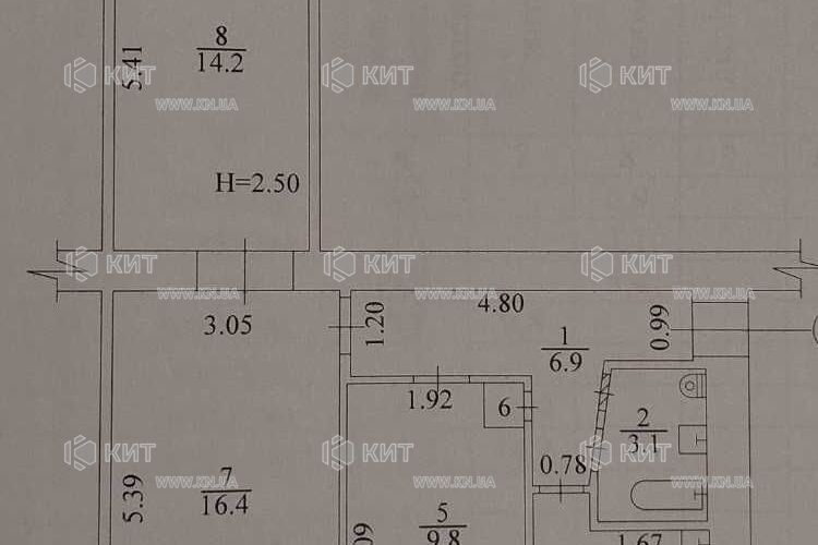 Продажа квартиры Харьков, Гагарина, 58м²