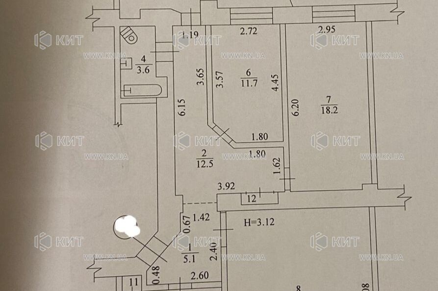 Продаж квартири Харків, Центр, 118м²