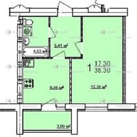 Продажа квартиры Харьков, ХТЗ, Рогань, 39м²