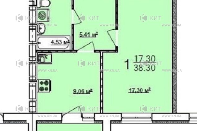 Продажа квартиры Харьков, ХТЗ, Рогань, 39м²