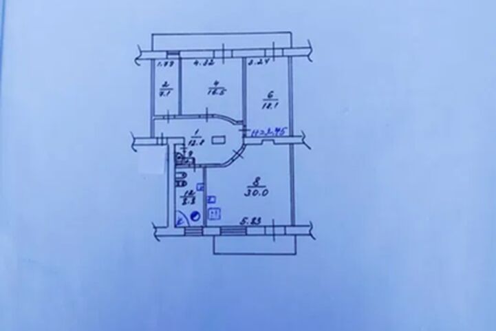 Продажа квартиры Харьков, Павлово Поле, 100м²