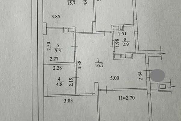 Продаж квартири Харків, Нові Дома, 101м²