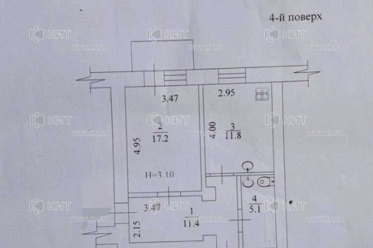 Продажа квартиры Харьков, Центр, 60м²