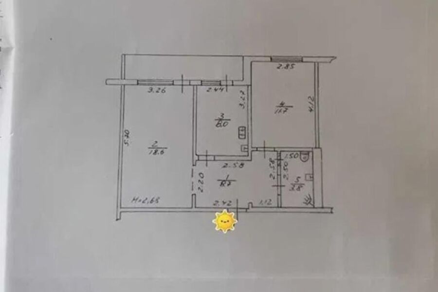 Продажа квартиры Харьков, Северная Салтовка 4, 54м²
