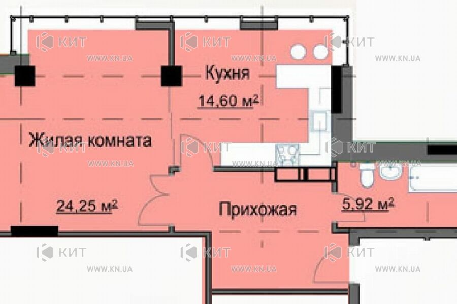 Продаж квартири Харків, Гагаріна, 56м²
