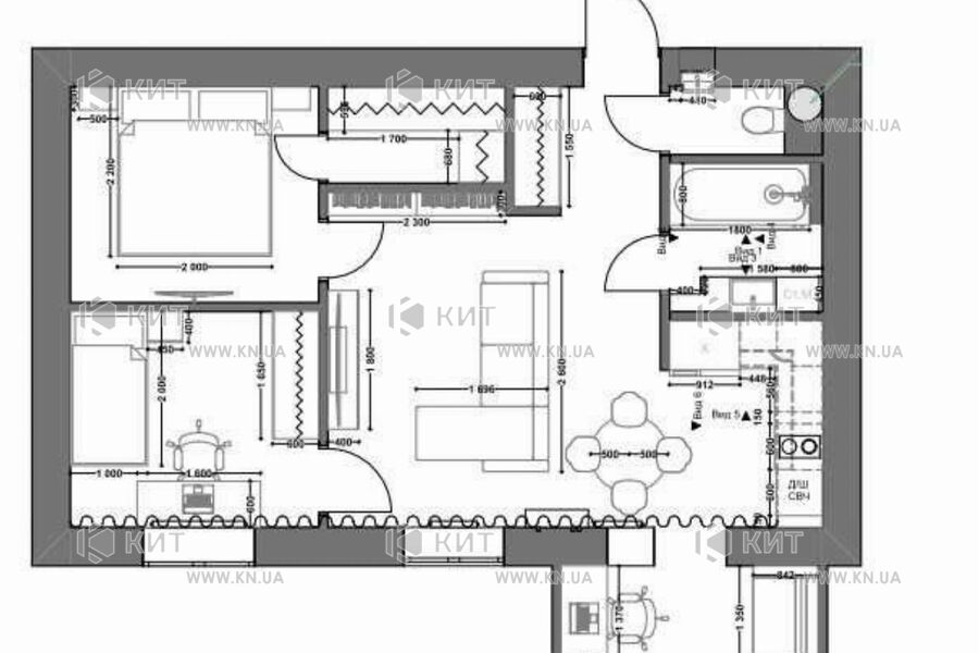 Продажа квартиры Харьков, Алексеевка, 57м²
