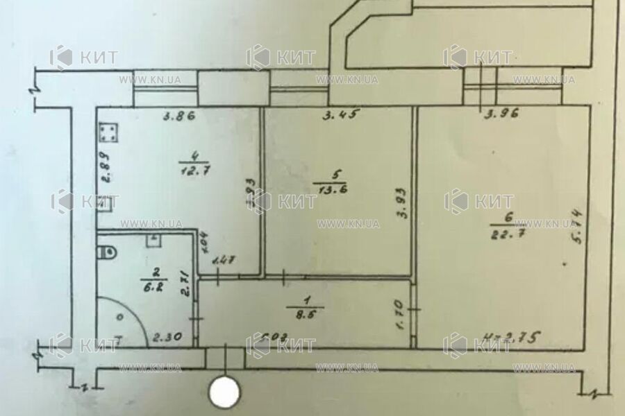 Продаж квартири Харків, Малишева, 71.2м²