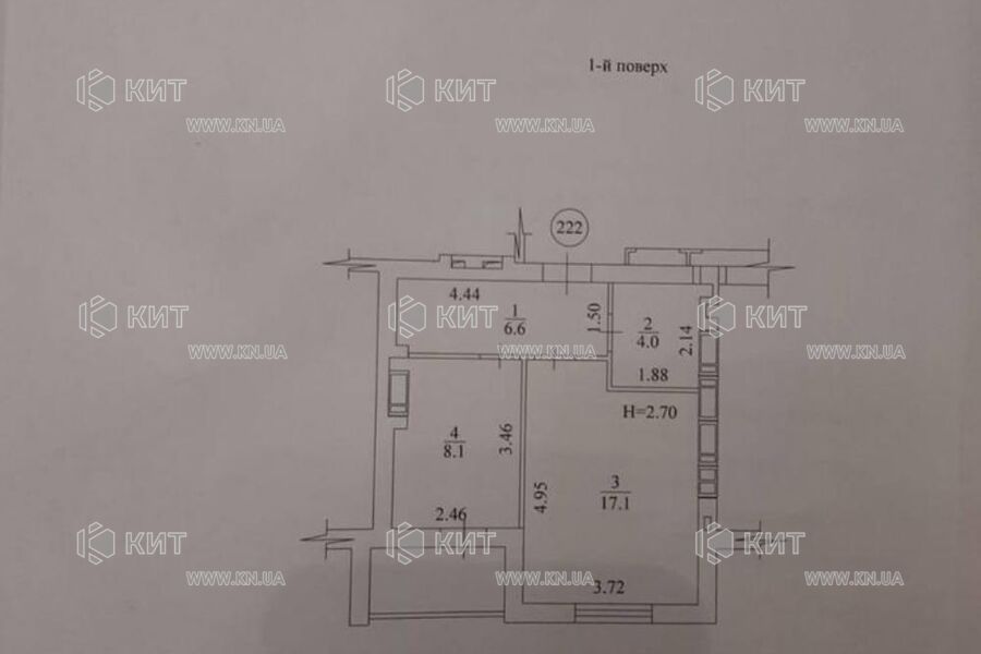 Продажа квартиры Харьков, Гидропарк, 39м²