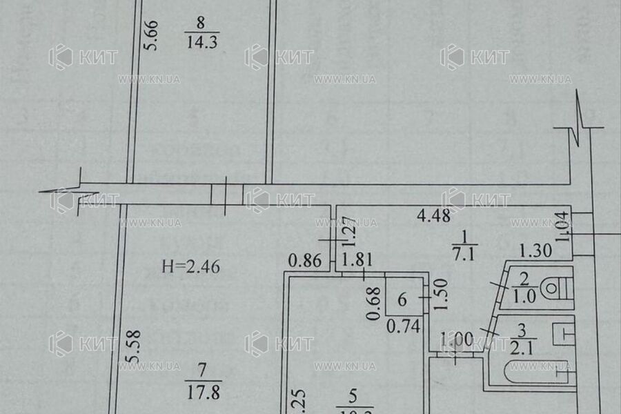 Продаж квартири Харків, Одеська, 61м²