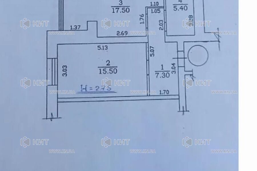 Продажа квартиры Харьков, Северная Салтовка 1, 46м²