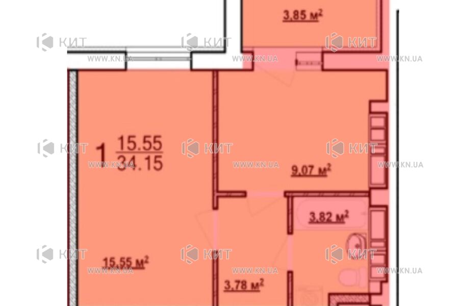 Продажа квартиры Харьков, Холодная гора, 34.15м²