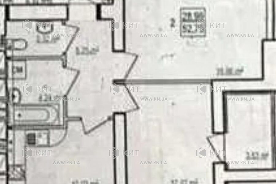 Продажа квартиры Харьков, Гидропарк, 54м²