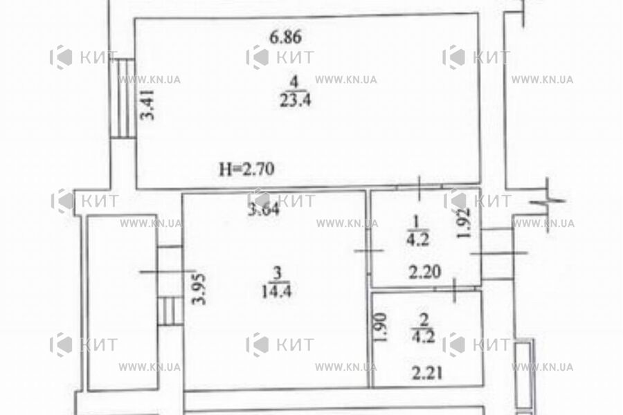 Продажа квартиры Харьков, Малышева, 47м²