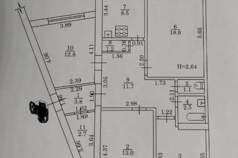 Продажа квартиры Харьков, Северная Салтовка 1, 90м²