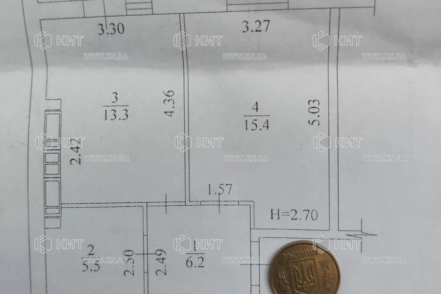 Продаж квартири Харків, Салтівка, 42м²