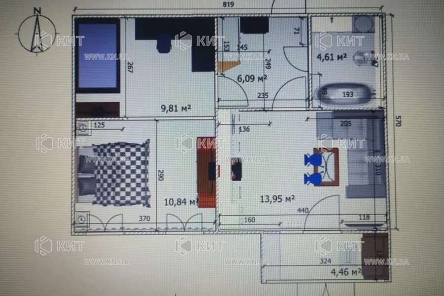 Продаж квартири Харків, Нові Дома, 72м²