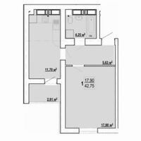 Продаж квартири Харків, Гідропарк, 43м²