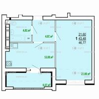 Продажа квартиры Харьков, Спортивная, 48м²