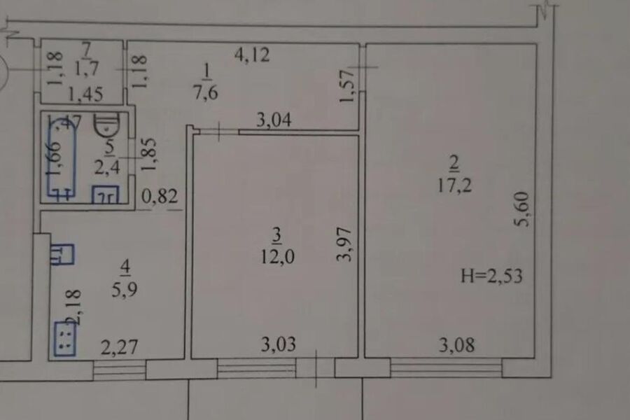 Продаж квартири Харків, Салтівка, 603 мрн., 48м²