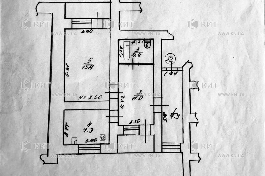 Продажа квартиры Харьков, Салтовка, 608 мрн., 48.3м²
