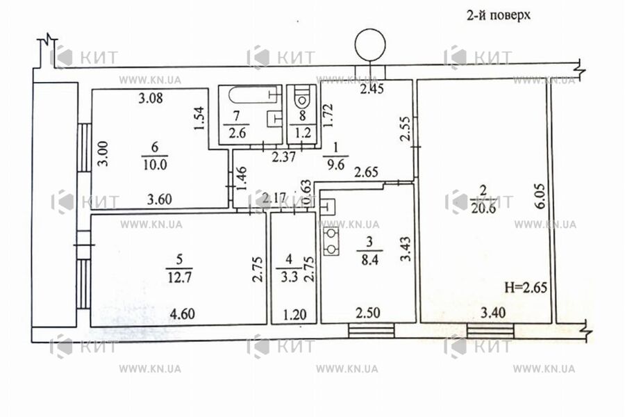 Продаж квартири Харків, Київська, Гідропарк, 72м²