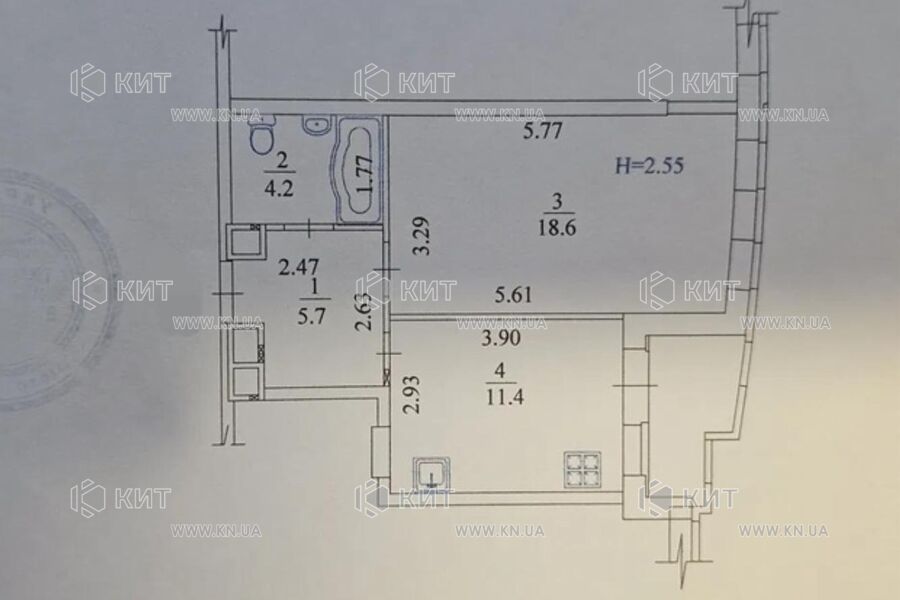Продажа квартиры Харьков, Северная Салтовка, 44м²