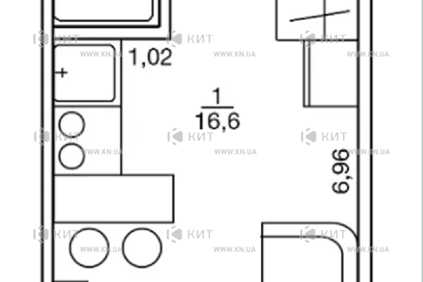 Продаж квартири Харків, Клочківська, 20м²