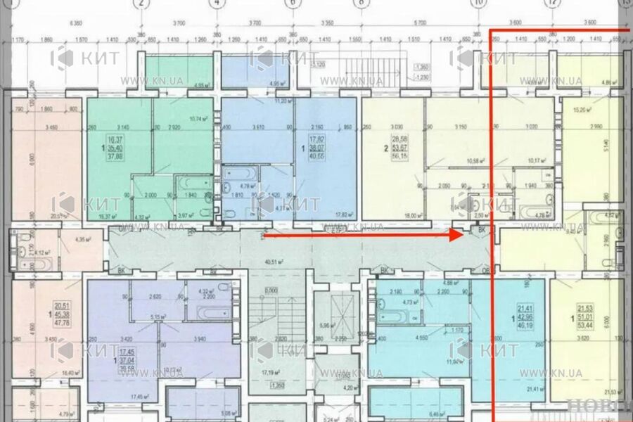 Продажа квартиры Харьков, Салтовка, 54м²
