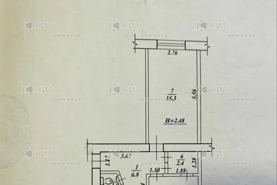 Продажа квартиры Харьков, Одесская, 46м²