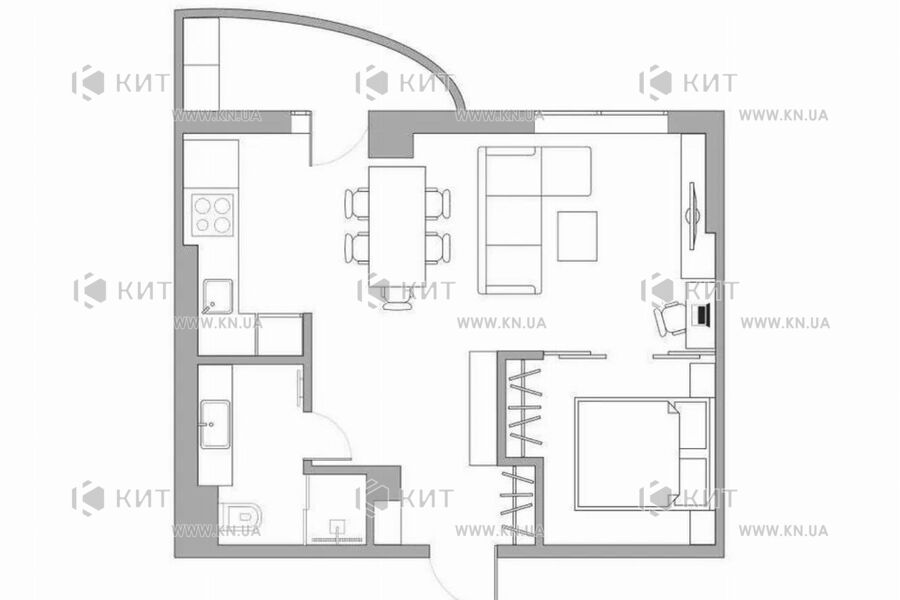 Продаж квартири Харків, Одеська, 47м²