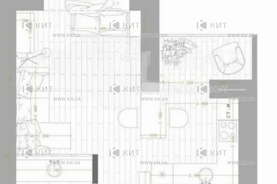 Продажа квартиры Харьков, Новые дома, 40м²