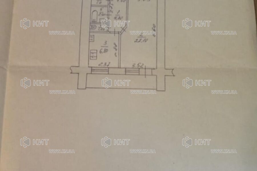 Продажа квартиры Харьков, Новые дома, 41.9м²