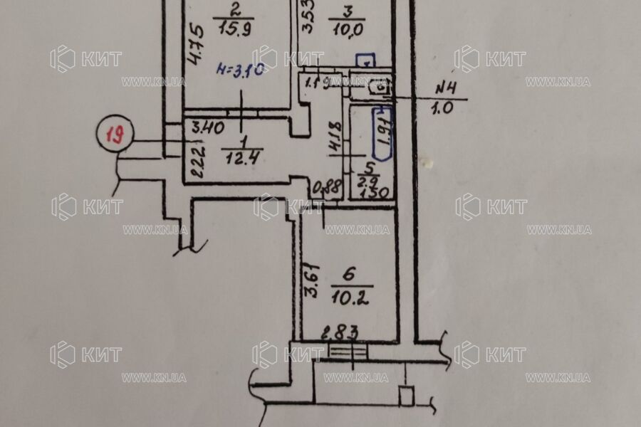 Продажа квартиры Харьков, Центр, 54м²