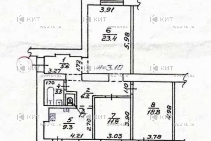 Продажа квартиры Харьков, Гагарина, Спортивная, Защитников, 82м²