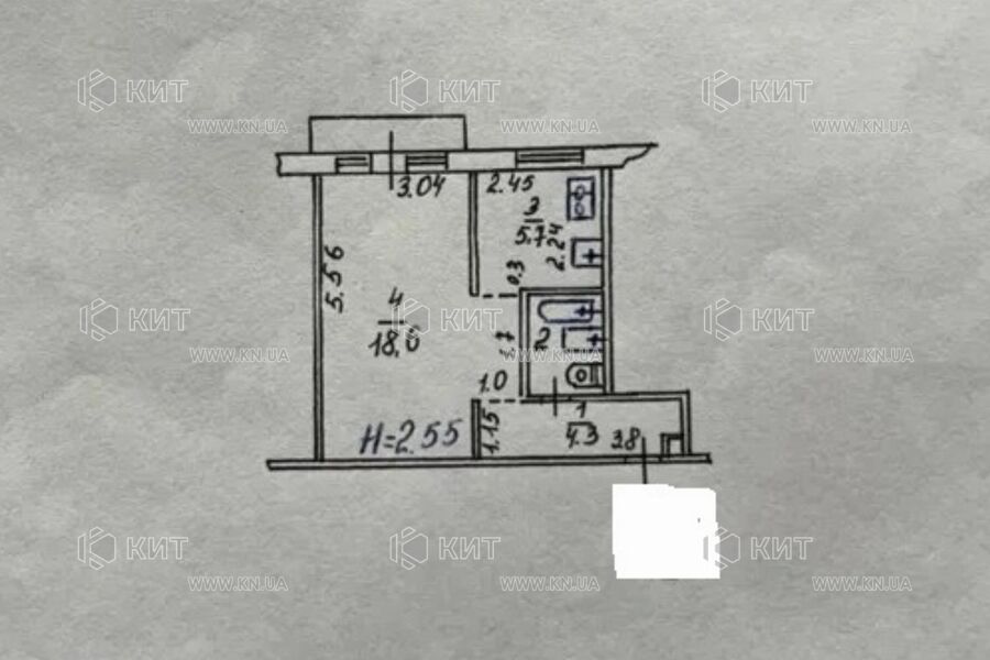 Продаж квартири Харків, Нові Дома, 32м²