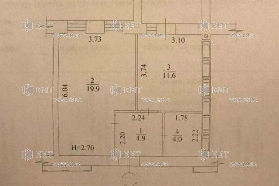 Продажа квартиры Харьков, Гагарина, 42м²