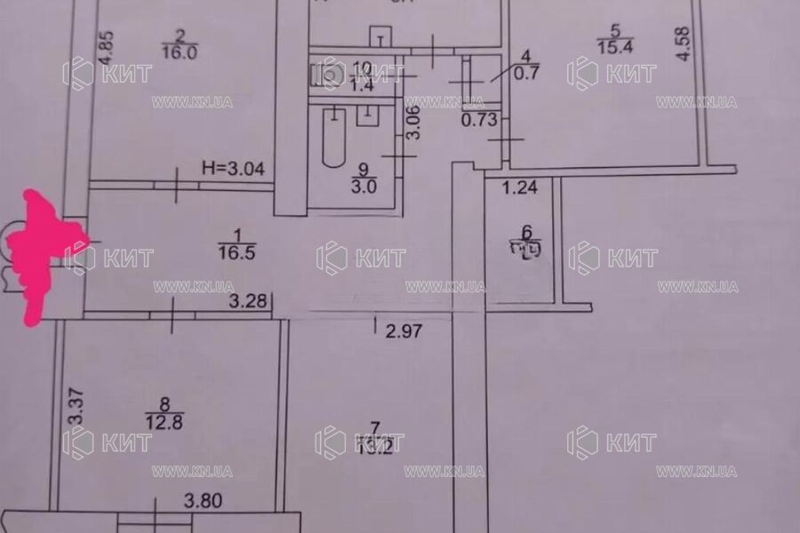 Продажа квартиры Харьков, Центр, 94м²