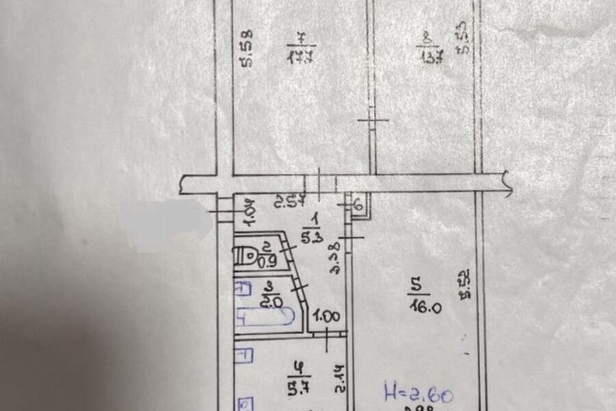 Продаж квартири Харків, Жуковського, П’ятихатки, 62м²
