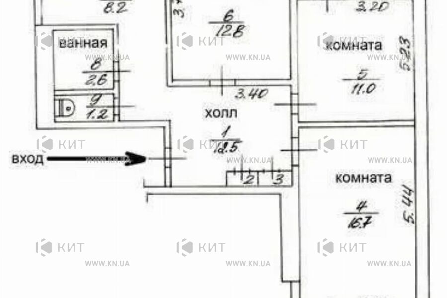 Продаж квартири Харків, Одеська, 72м²