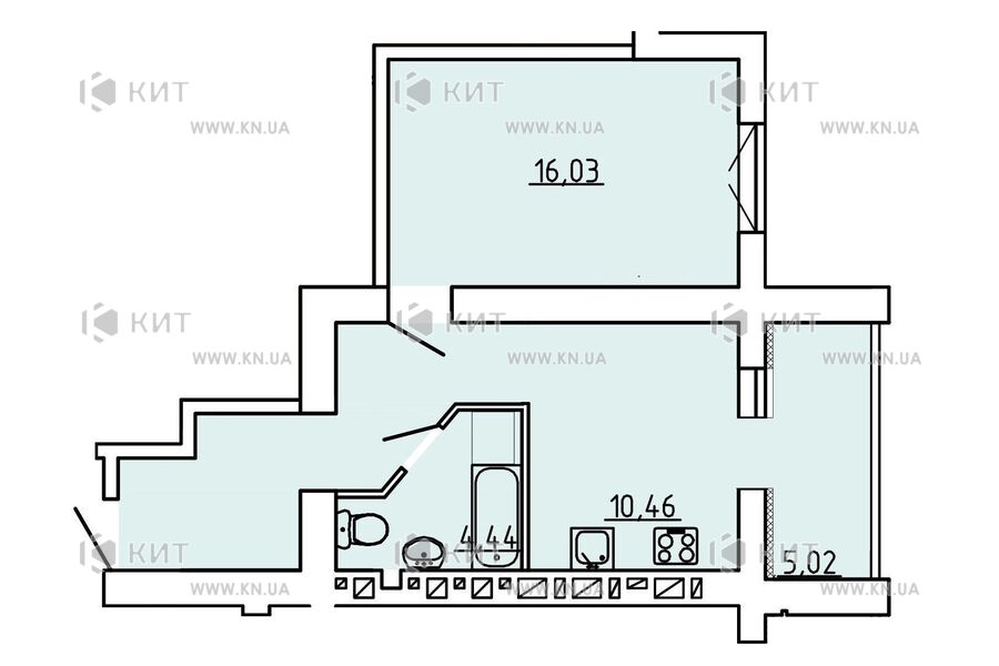 Продажа квартиры Харьков, Клочковская, 44м²