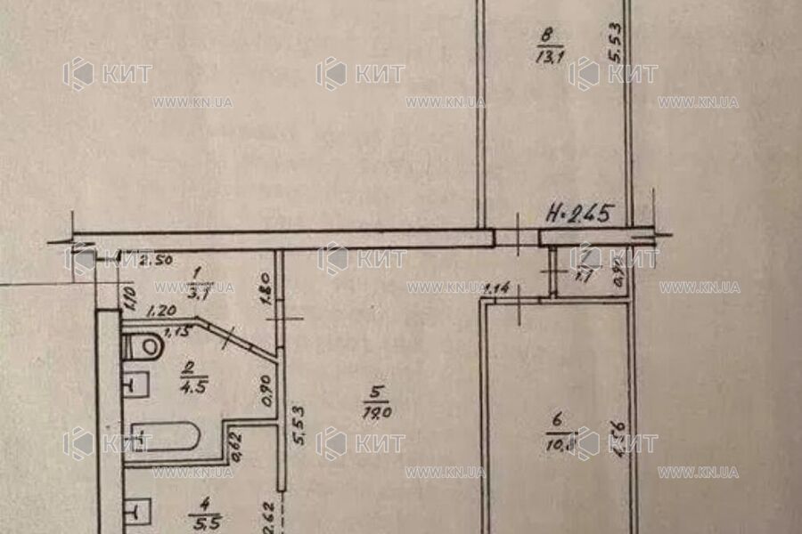 Продаж квартири Харків, Нові Дома, 60м²