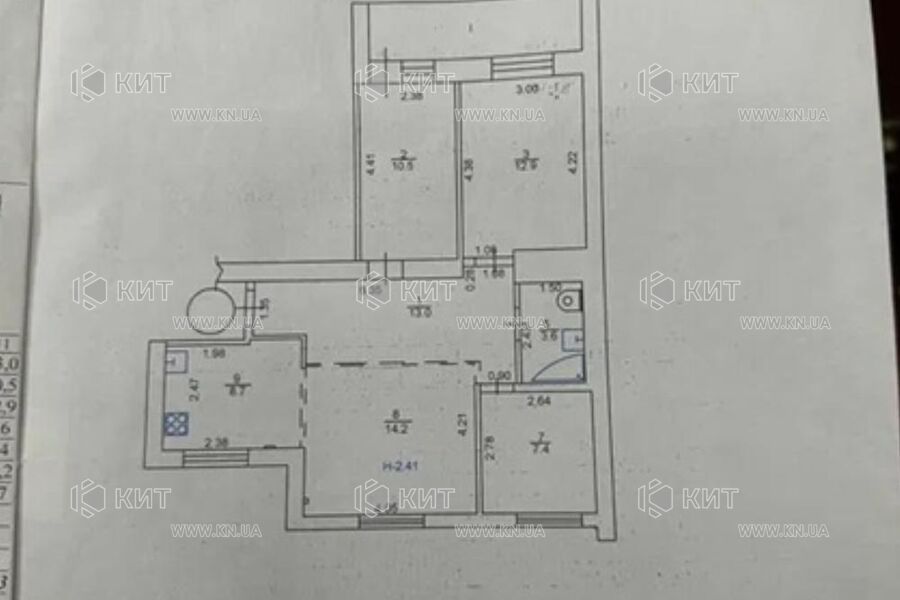 Продажа квартиры Харьков, Павлово Поле, 74м²