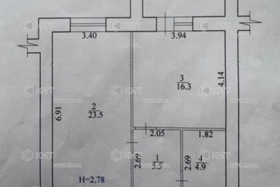 Продажа квартиры Харьков, Гагарина, 53м²